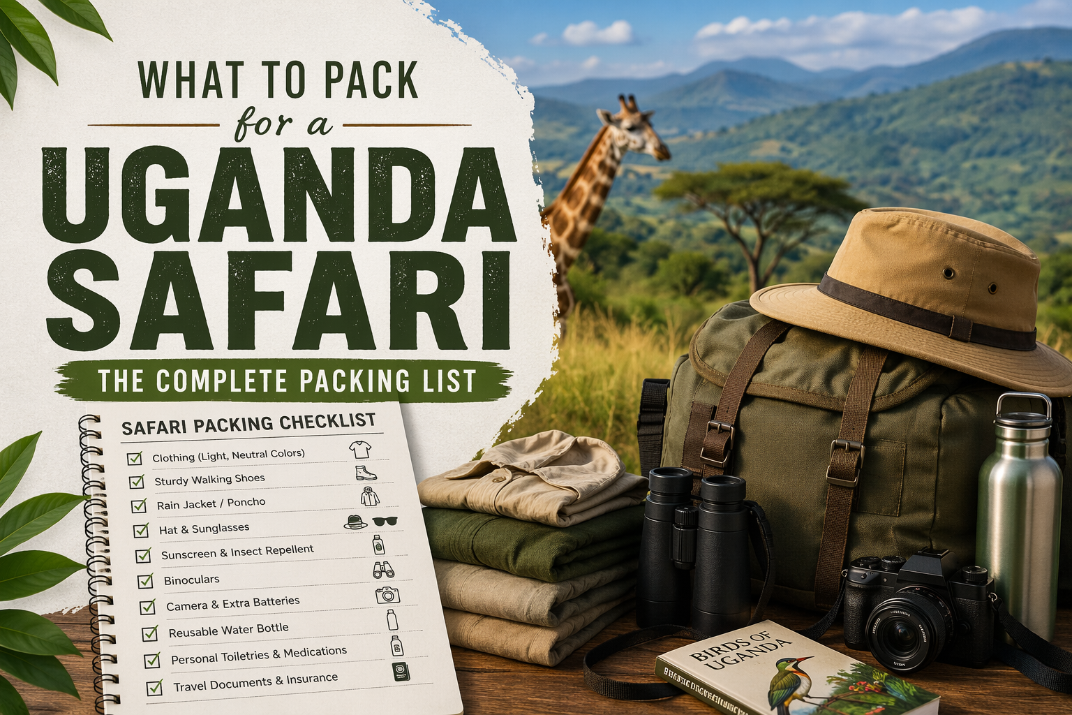 What to Pack for a Uganda Safari: The Complete Packing List